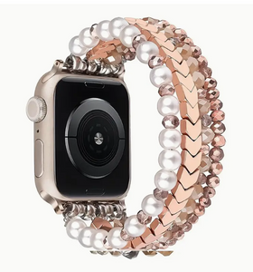 Rose Gold Smart Watch Bracelet