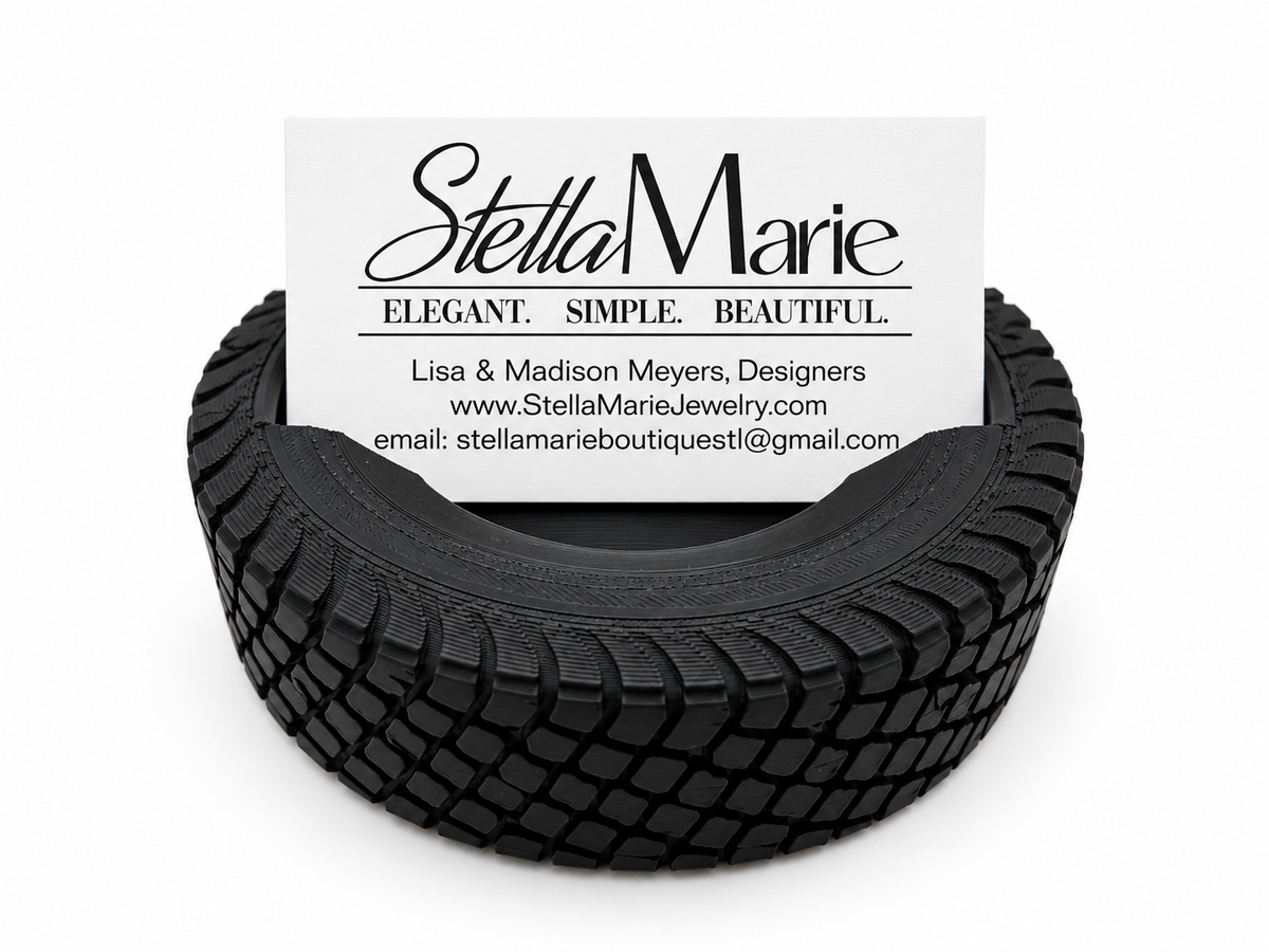 Tire Business Card Holder