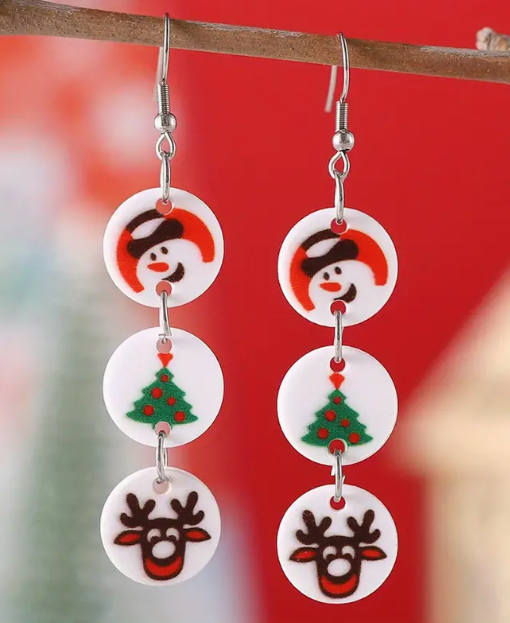 Christmas Cookie Earrings