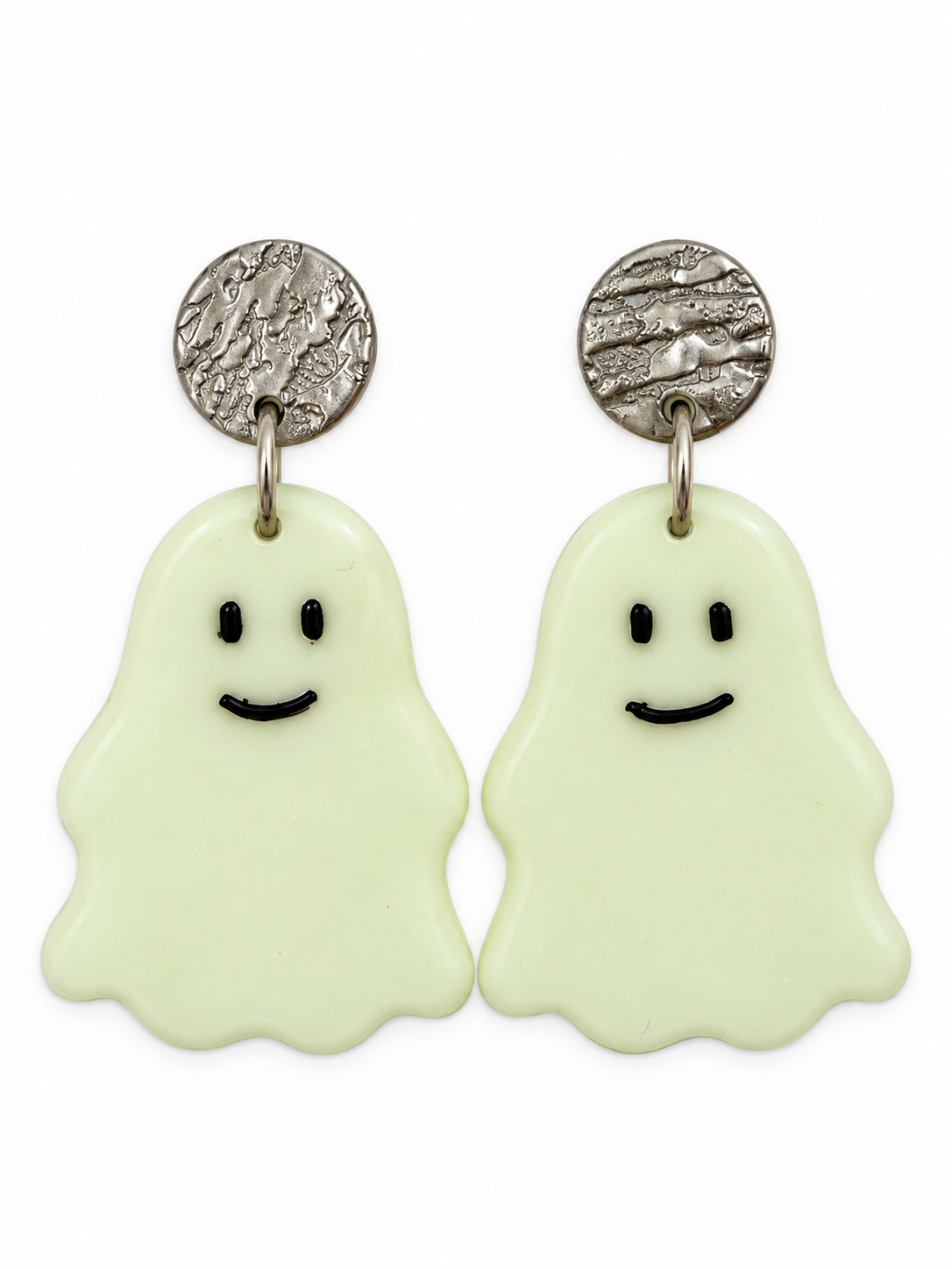 Glow-in-the-Dark Ghost Earrings