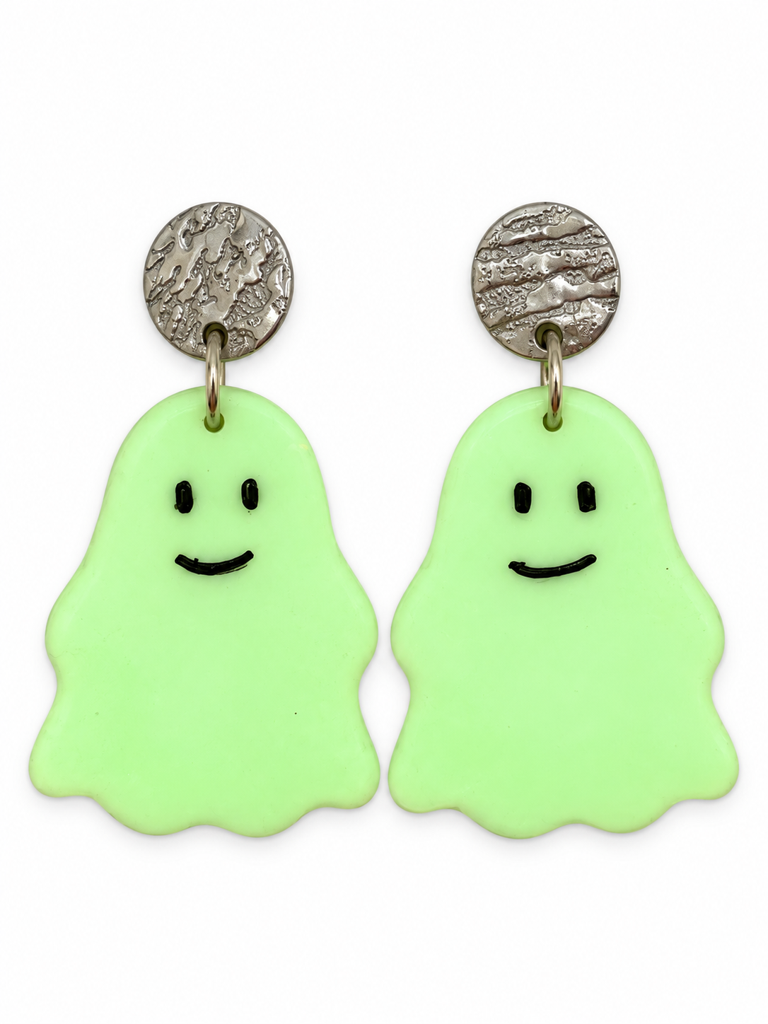 Glow-in-the-Dark Ghost Earrings