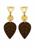 Autumn Elegance Leaf Earrings