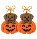 Halloween Dog Earrings