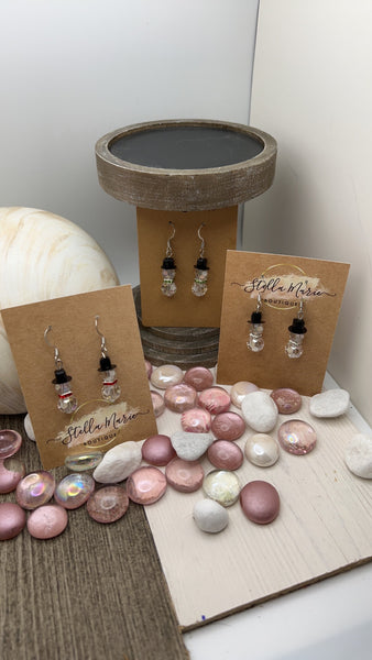 Snowman Earrings