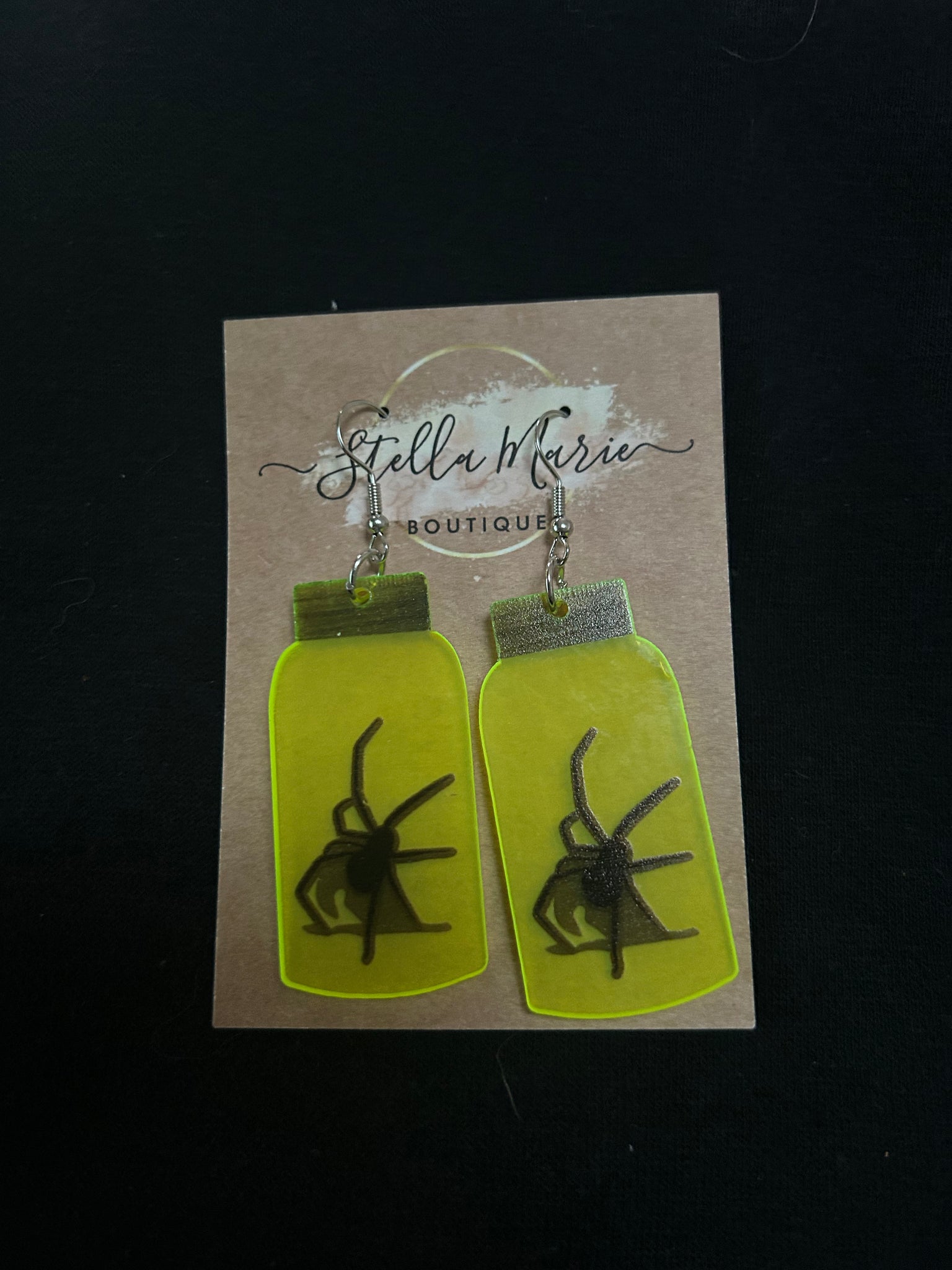 Spider Experiment Earrings