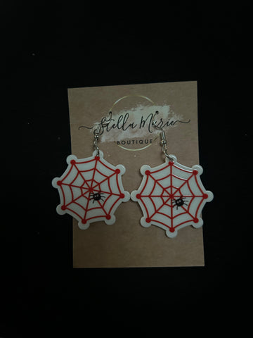 Spider Web Earrings