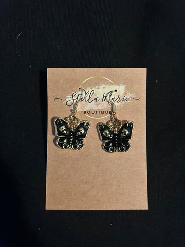 Death Moth Earrings