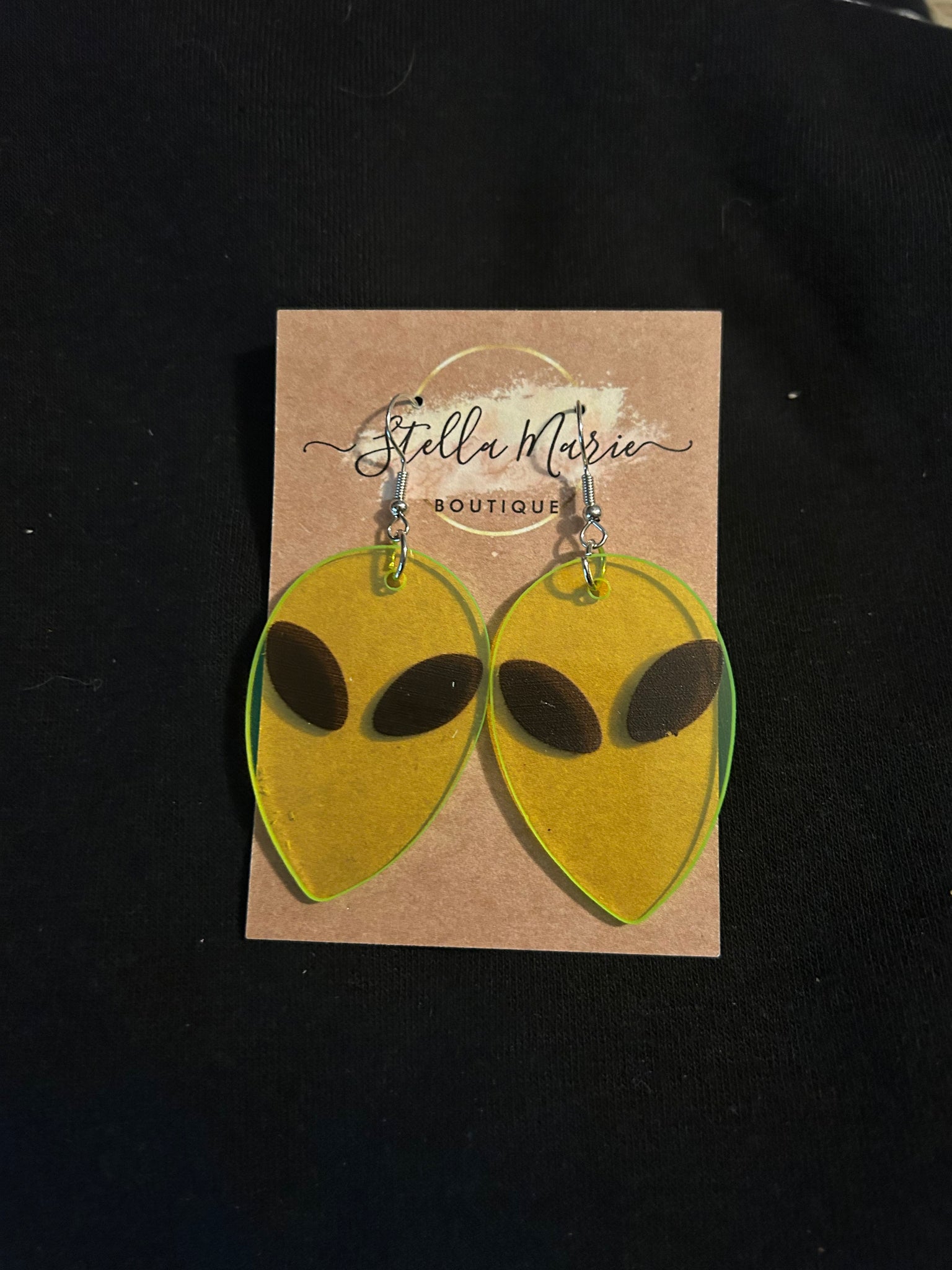 Alien Earrings