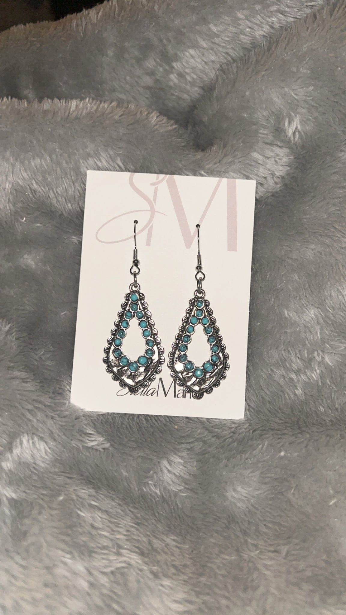 Western Tear Drop Earrings