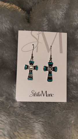 Elegant Cross Earrings