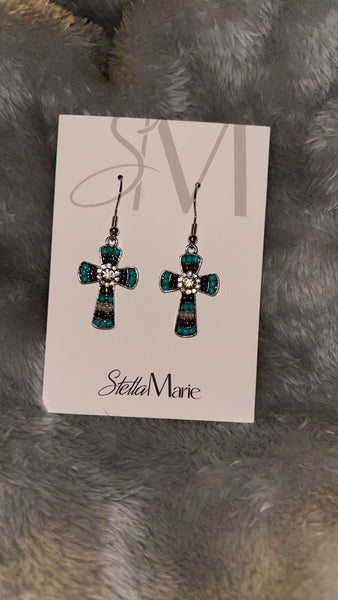 Elegant Cross Earrings