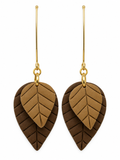 Autumn Layers Leaf Earrings