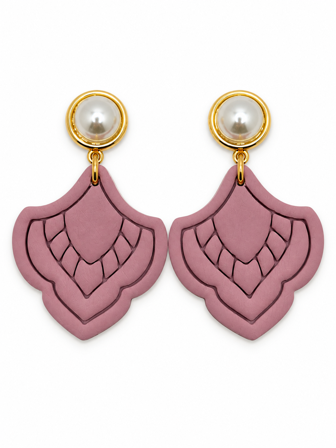 Pearl Elegance Statement Earrings