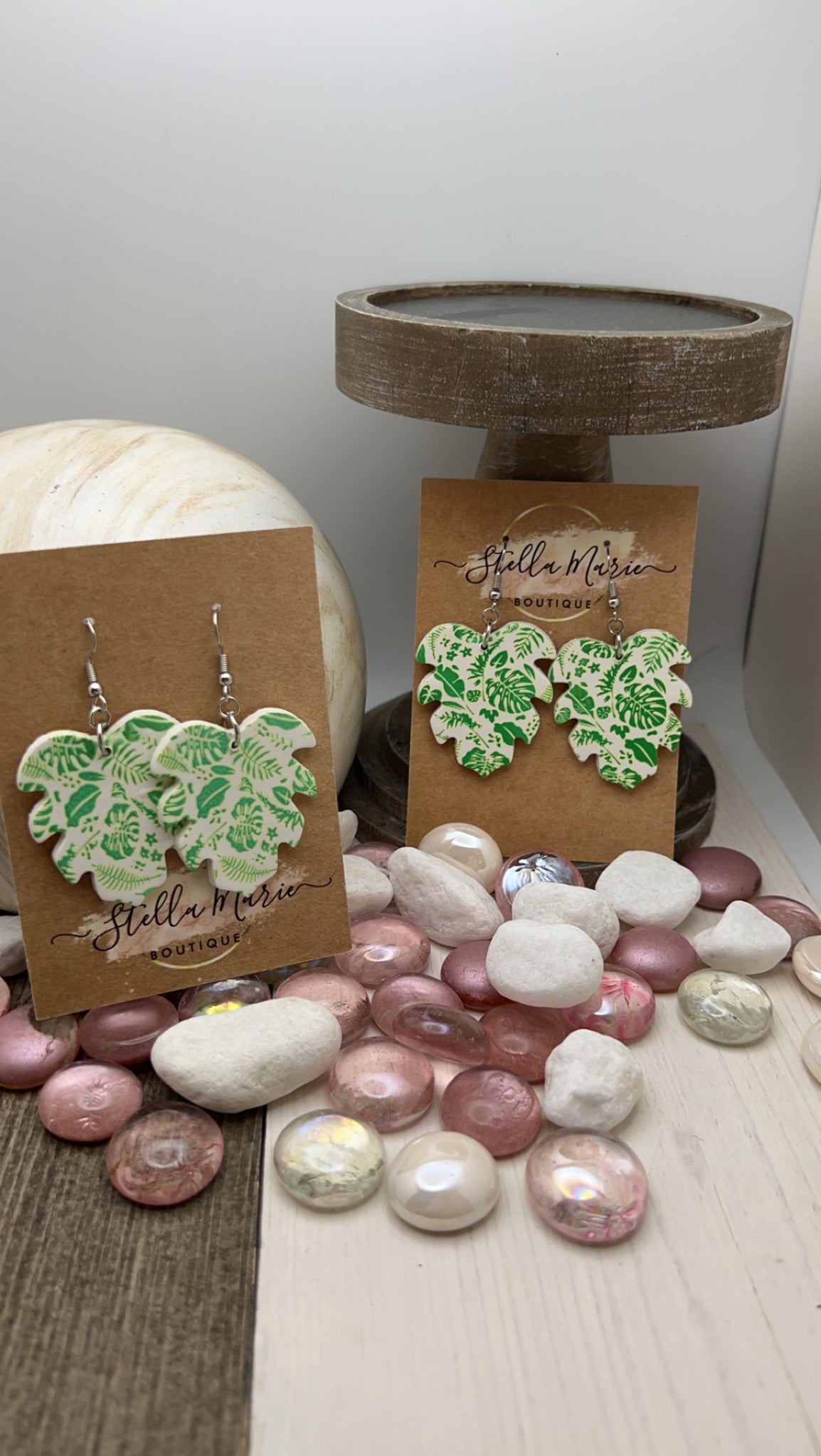 Palm Leaf Earrings