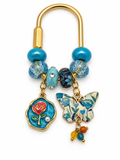 Blue Nature Bag Charm