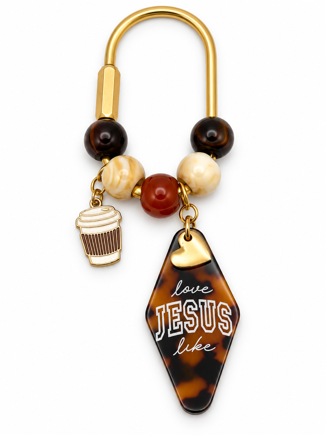 Coffee & Christ Bag Charm