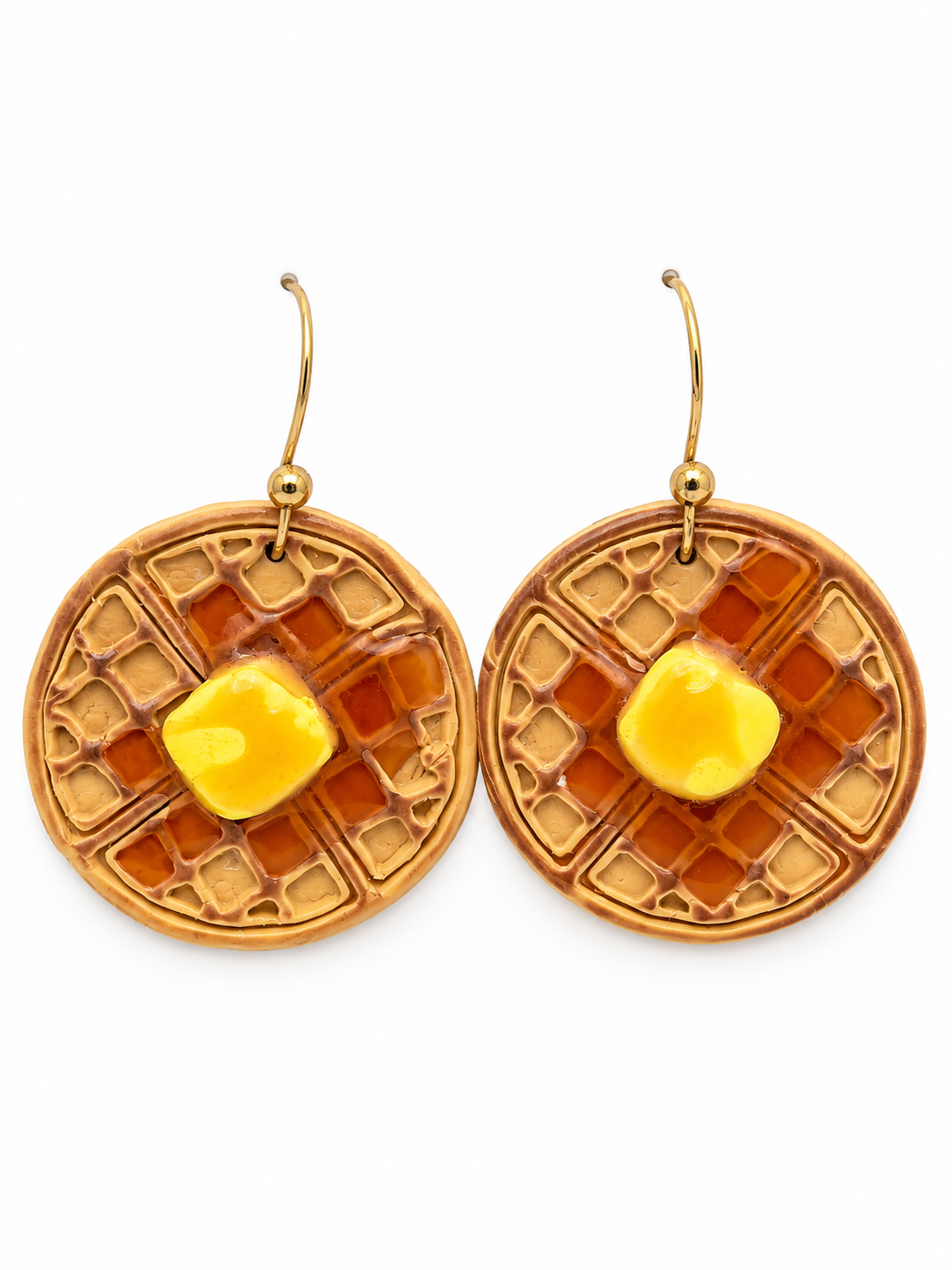 Waffle Earrings