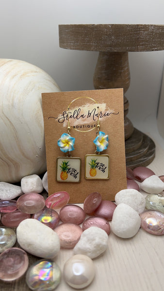 Flower Beach Earring