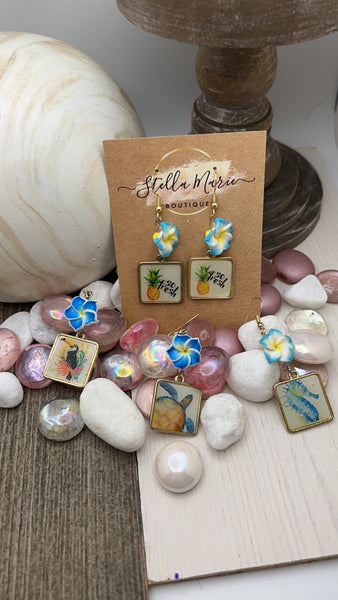 Flower Beach Earring