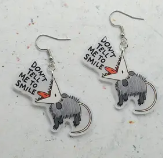 Dont Tell Me To Smile Earrings