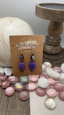 Purple Earrings