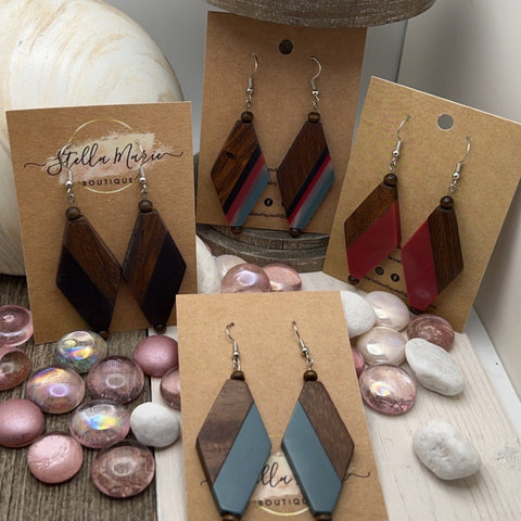 Wood Earring