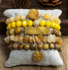 Yellow Bracelet Stack